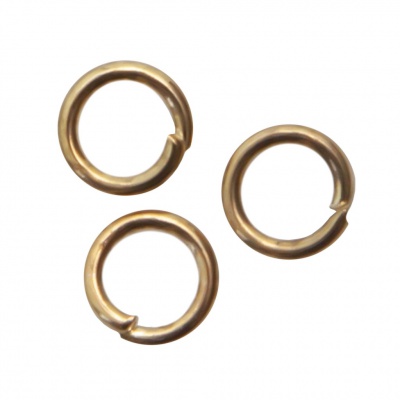 Кольцо  соединительное для бижутерии 4 мм, цв.-золото - купить в Железногорске. Цена: 0.41 руб.