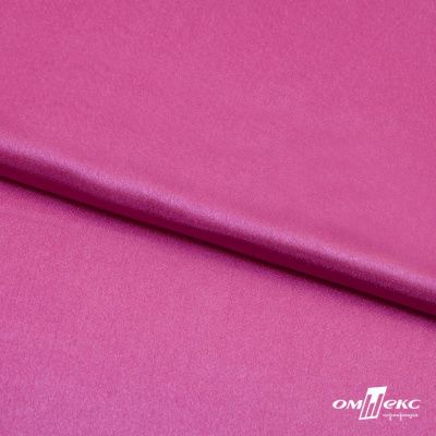 Поли креп-сатин 17-2627, 125 (+/-5) гр/м2, шир.150см, цвет розовый - купить в Железногорске. Цена 155.57 руб.