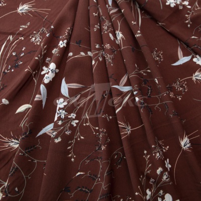 Плательная ткань "Фламенко" 2.2, 80 гр/м2, шир.150 см, принт растительный - купить в Железногорске. Цена 239.03 руб.