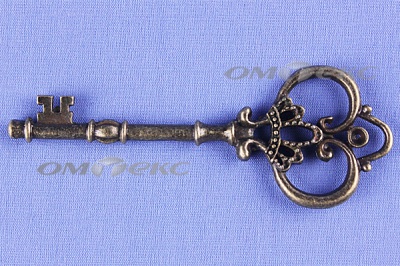 Декоративный элемент для творчества из металла "Ключ"8,5 см  - купить в Железногорске. Цена: 26.66 руб.