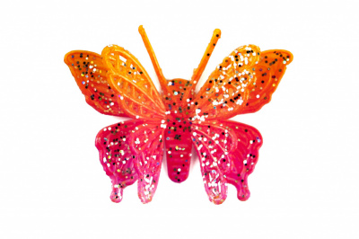 Бабочка декоративная пластиковая #10 - купить в Железногорске. Цена: 7.09 руб.