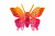 Бабочка декоративная пластиковая #10 - купить в Железногорске. Цена: 7.09 руб.