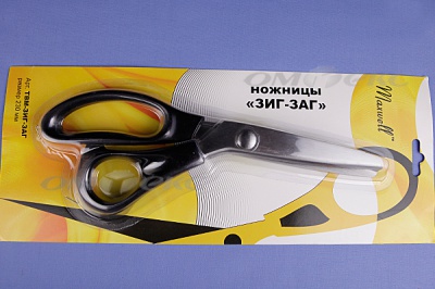 Ножницы ЗИГ-ЗАГ "MAXWELL" 230 мм - купить в Железногорске. Цена: 1 041.25 руб.