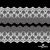 Кружево на сетке LY1984, шир.110 мм, (уп. 13,7 м ), цв.01-белый - купить в Железногорске. Цена: 877.53 руб.