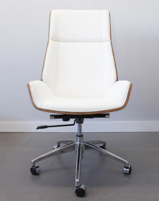 Кресло из натуральной кожи, каркас дерево арт. FX-BC06 - купить в Железногорске. Цена 34 820.52 руб.
