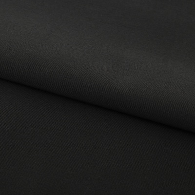 Костюмная ткань с вискозой "Меган", 210 гр/м2, шир.150см, цвет чёрный - купить в Железногорске. Цена 378.55 руб.