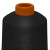 Нитки текстурированные кручёные, намот. 15 000 м, цвет чёрный - купить в Железногорске. Цена: 237.24 руб.