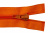 Спиральная молния Т5 849, 75 см, автомат, цвет оранжевый - купить в Железногорске. Цена: 16.28 руб.
