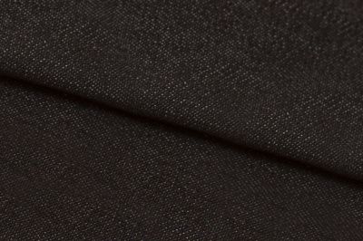 Ткань джинсовая №96, 160 гр/м2, шир.148см, цвет чёрный - купить в Железногорске. Цена 350.42 руб.