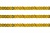 Пайетки "ОмТекс" на нитях, SILVER SHINING, 6 мм F / упак.91+/-1м, цв. 48 - золото - купить в Железногорске. Цена: 356.19 руб.