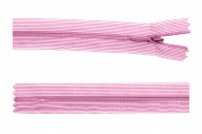 Молния потайная Т3 513, 60 см, капрон, цвет св.розовый - купить в Железногорске. Цена: 10.13 руб.