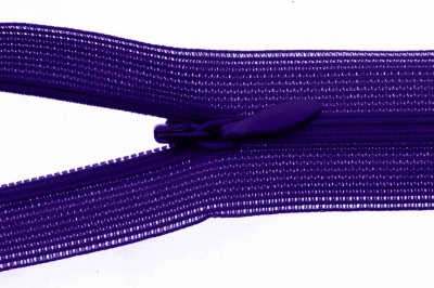 Молния потайная Т3 866, 20 см, капрон, цвет фиолетовый - купить в Железногорске. Цена: 5.27 руб.