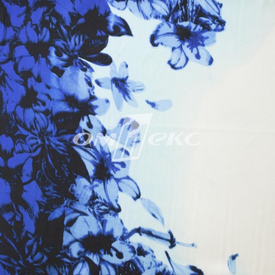 Плательная ткань "Фламенко" 19.1, 80 гр/м2, шир.150 см, принт растительный - купить в Железногорске. Цена 241.49 руб.