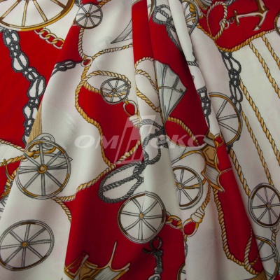 Плательная ткань "Фламенко" 13.1, 80 гр/м2, шир.150 см, принт этнический - купить в Железногорске. Цена 241.49 руб.