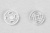 Кнопки пришивные пластиковые 11,5 мм, блистер 24шт, цв.-прозрачные - купить в Железногорске. Цена: 59.44 руб.