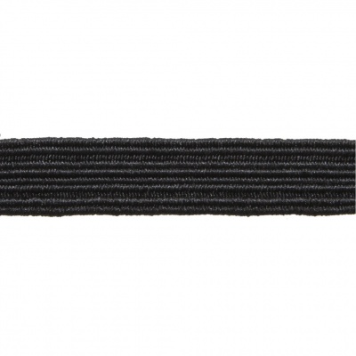 Резинка продежка С-52, шир. 7 мм (20 шт/10 м), цвет чёрный - купить в Железногорске. Цена: 1 338.93 руб.