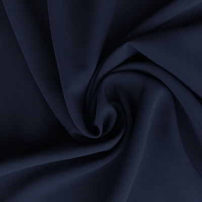 Костюмная ткань "Элис", 220 гр/м2, шир.150 см, цвет т.синий - купить в Железногорске. Цена 308 руб.