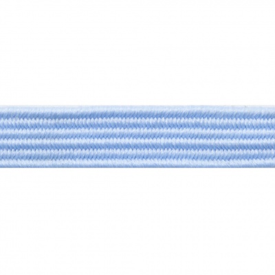 Резиновые нити с текстильным покрытием, шир. 6 мм ( упак.30 м/уп), цв.- 108-голубой - купить в Железногорске. Цена: 155.22 руб.