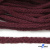 Шнур плетеный d-6 мм круглый, 70% хлопок 30% полиэстер, уп.90+/-1 м, цв.1070-бордовый - купить в Железногорске. Цена: 588 руб.